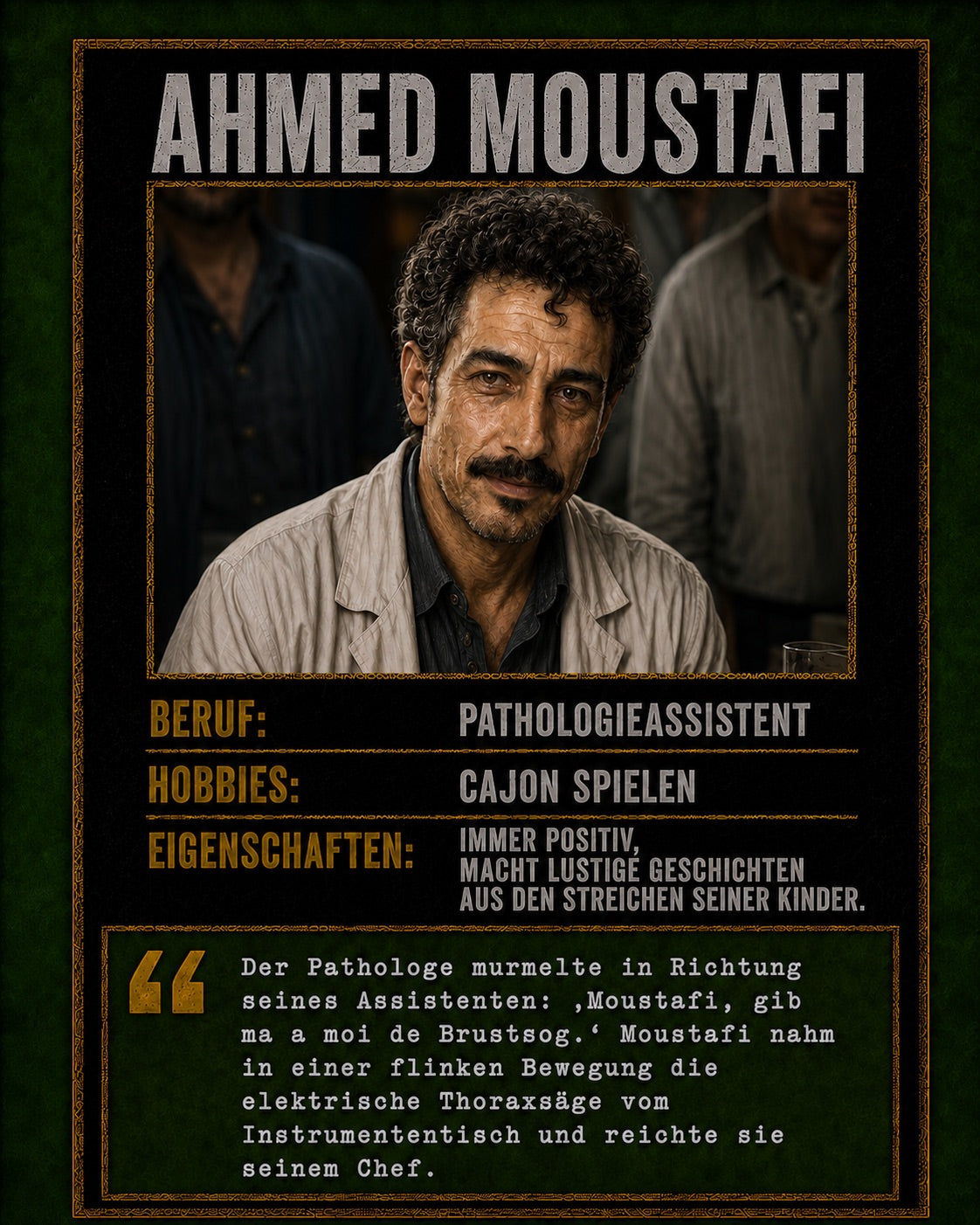 Steckbrief von Ahmed Moustafi