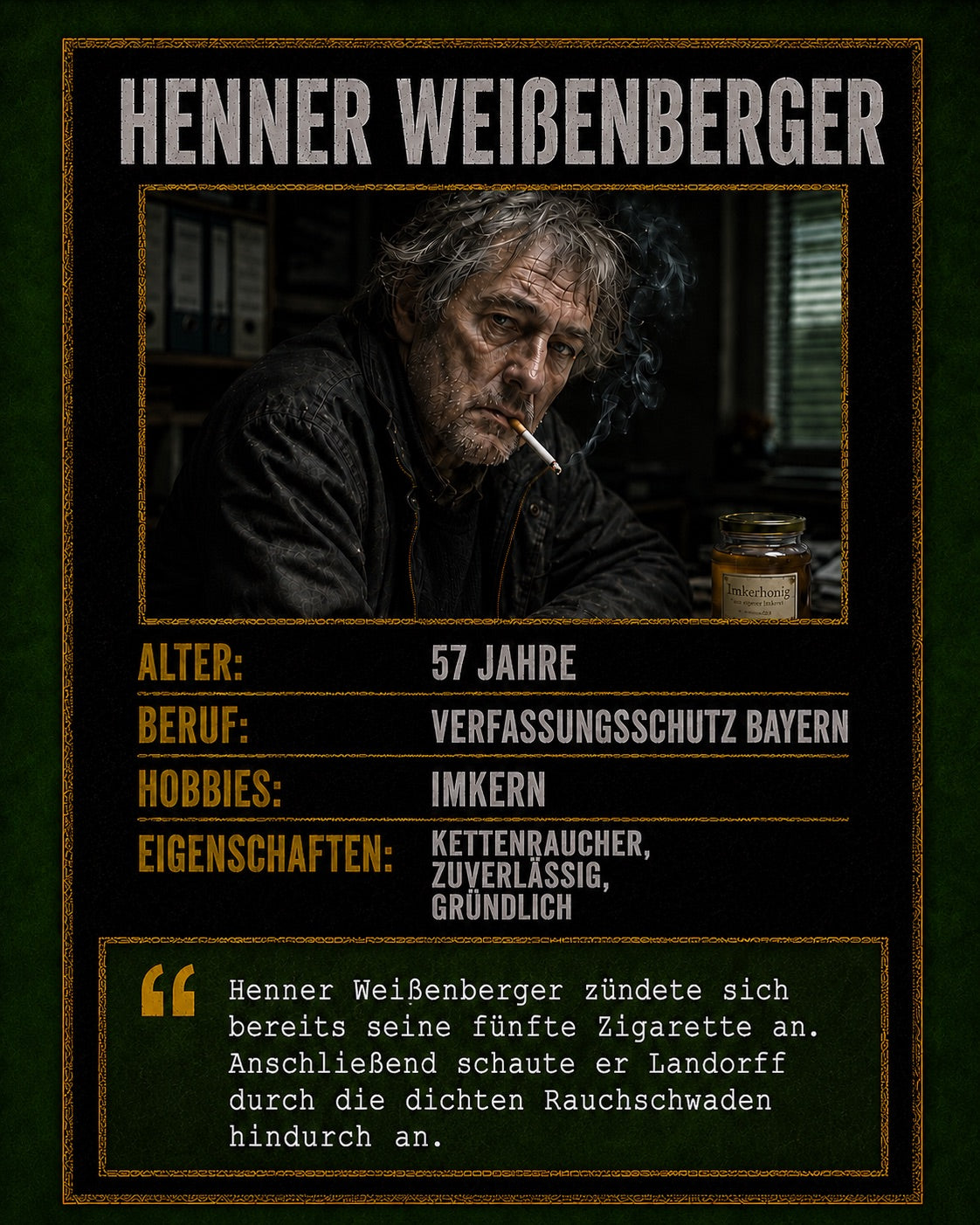 Steckbrief von Henner Weißenberger
