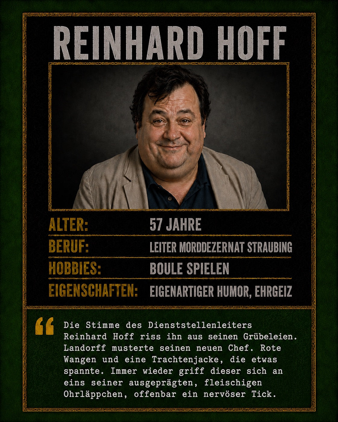 Steckbrief von Reinhard Hoff