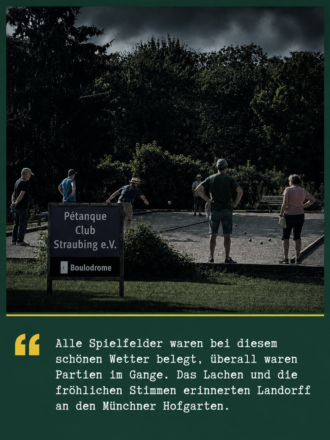 Der Bouleplatz