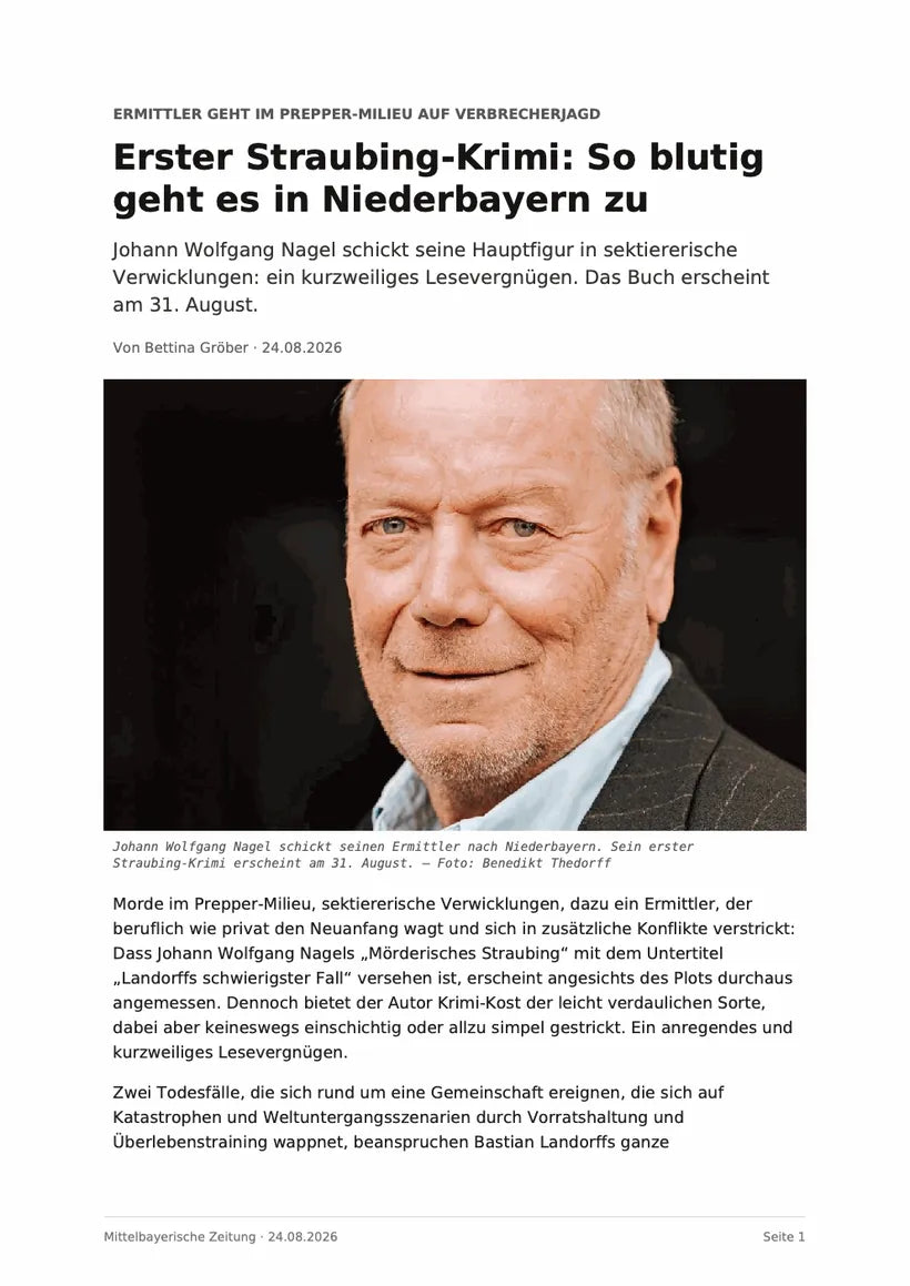 Vorschau des Presseartikels in der Mittelbayerischen Zeitung