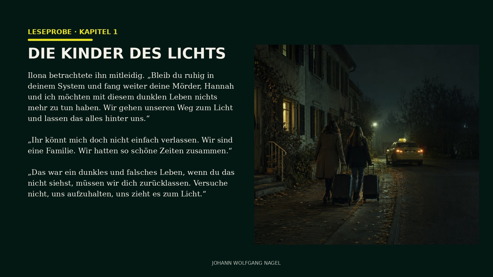Leseprobe Kapitel 1 – Die Kinder des Lichts